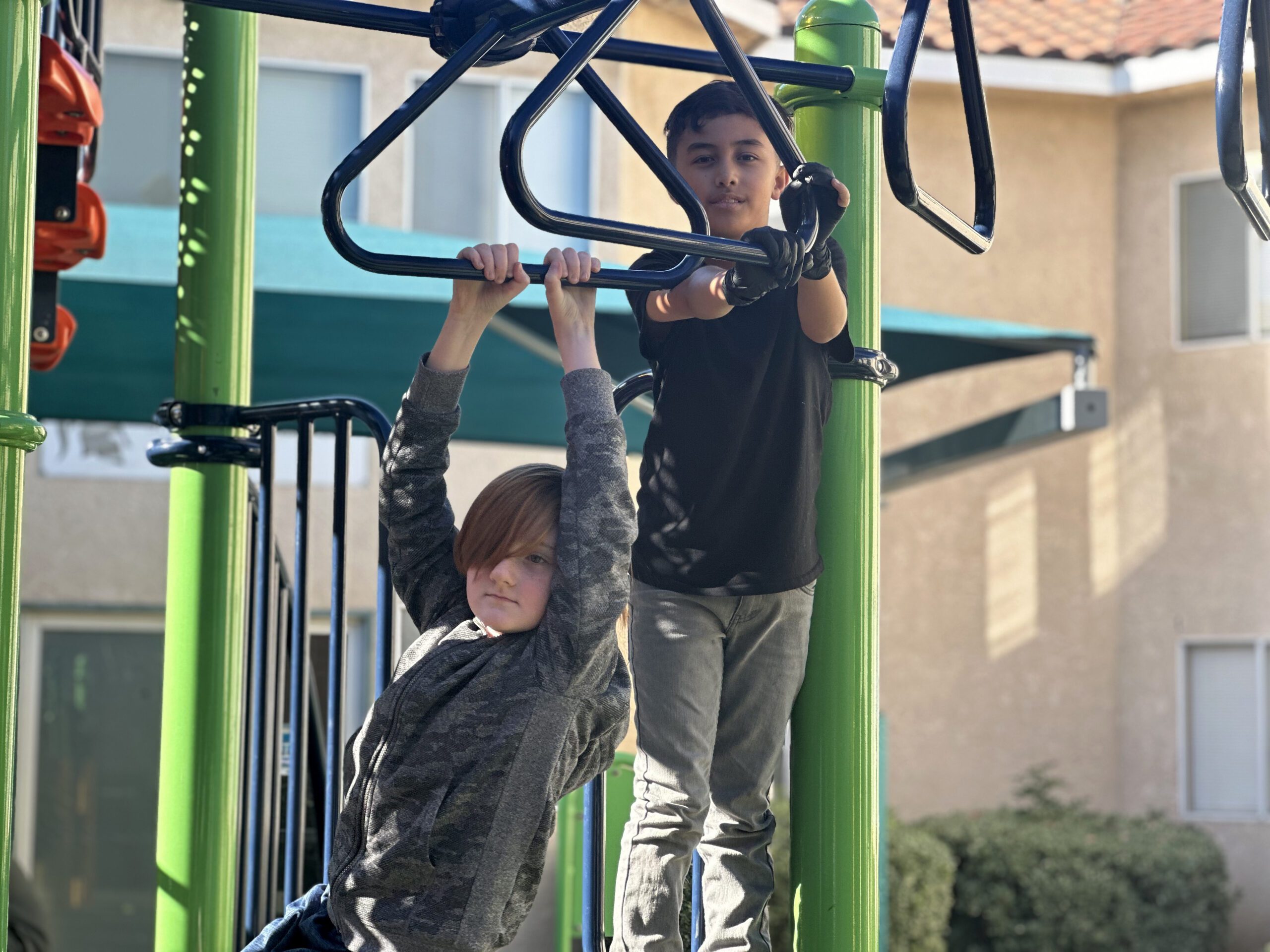 NHP kids on the playground set